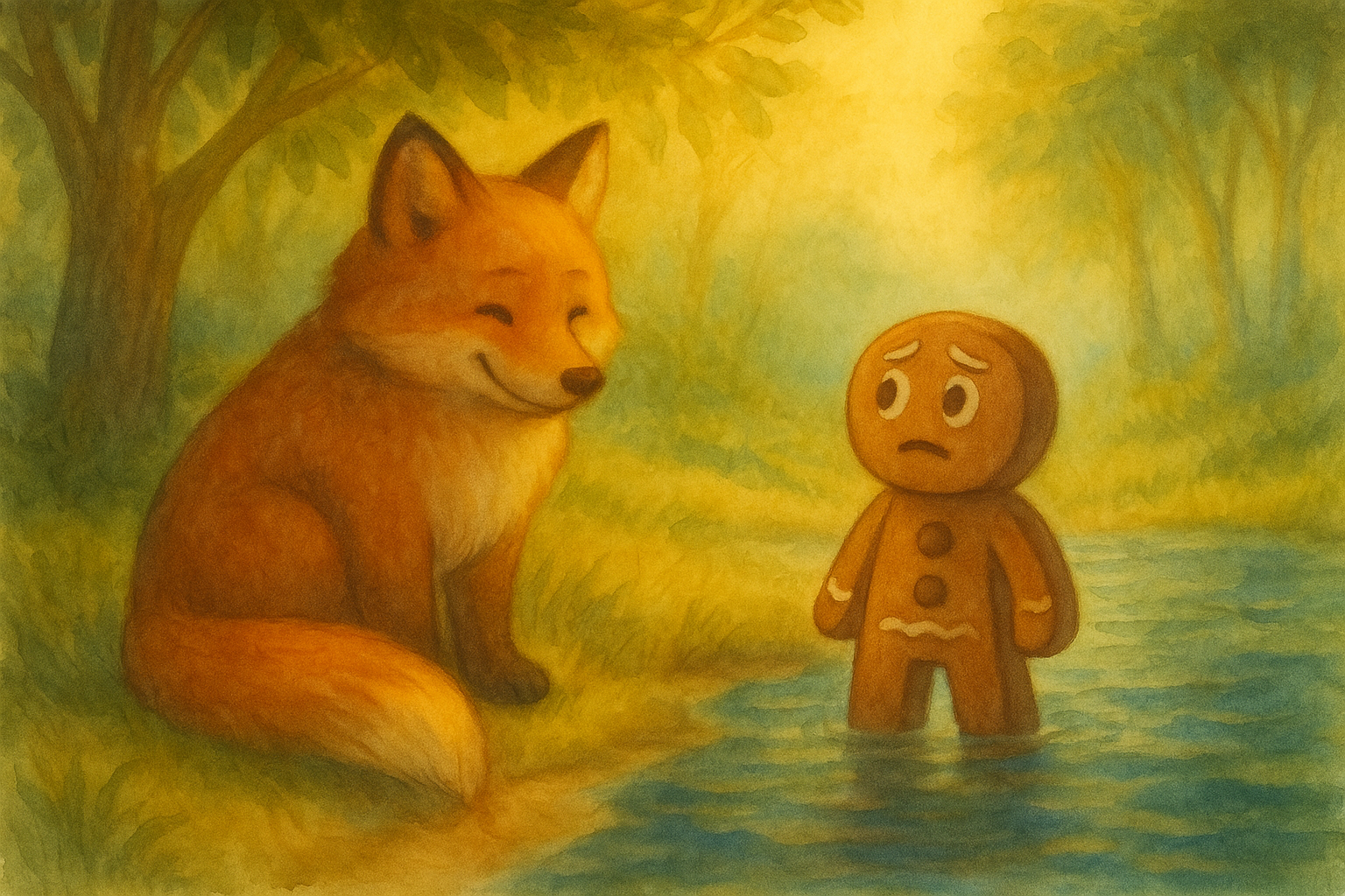Gingerbread Man and Fox
