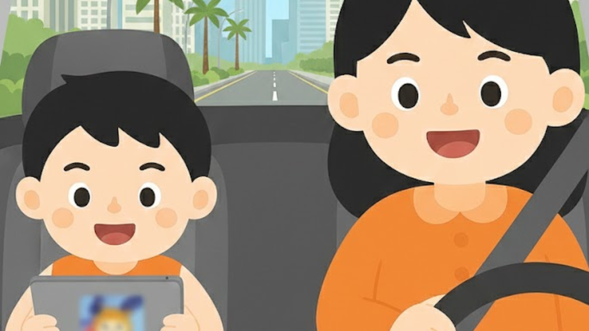 child going back home from school